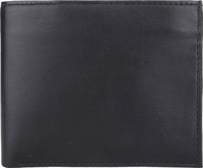 

ALW Men Black Genuine Leather Wallet(5 Card Slots)