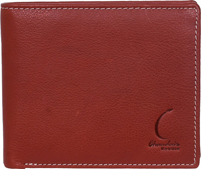 

Chandair Men Red Genuine Leather Wallet(7 Card Slots), Rose red