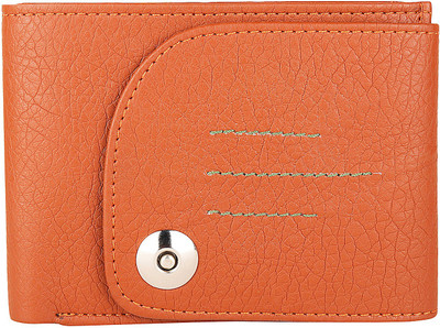 ALW Women Tan Artificial Leather Wallet(3 Card Slots)