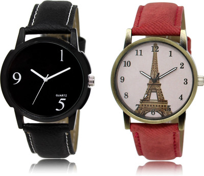 

The Shopoholic Fashionable Fancy CollectionÃÂ Black And Pink Dial Analog Watch For Boys And Girls Watches For Men Watch - For Men