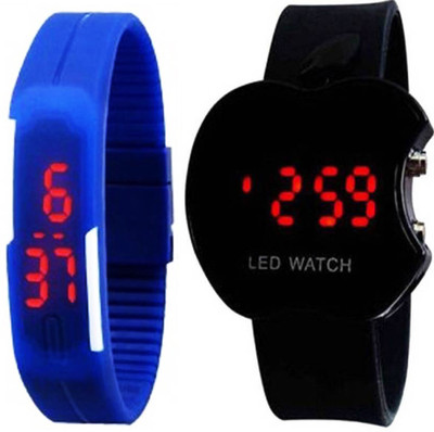 

Crysta Fashion Apple LED Digital kids watch with LED Digital band watch CF-16 Kids Watch CF-16 Watch - For Men & Women