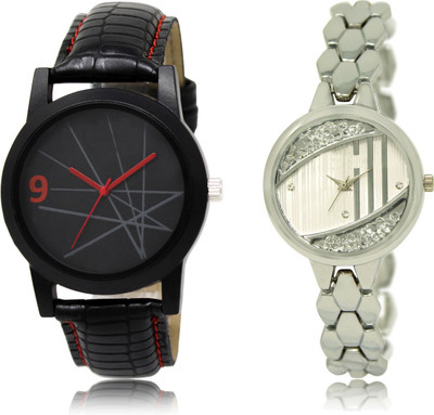 

The Shopoholic New Stylist Latest Black And Silver Dial Analog Watch For Boys And Girls Watches For Couple Watch - For Men & Women