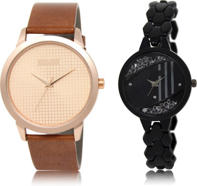 

The Shopoholic Latest Collection Fancy And Attractive Rose Gold And Black Dial Analog Watch For Boys And Girls Watches For Men Formal Watch - For Men & Women