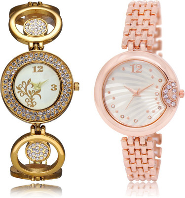 

The Shopoholic New Stylist Latest White And Silver Dial Analog Watch For Girls Watches Women Belt Watch - For Women
