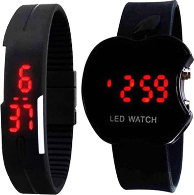 

Crysta Fashion Apple LED Digital kids watch with LED Digital band watch CF-14 Kids Watch CF-14 Watch - For Men & Women