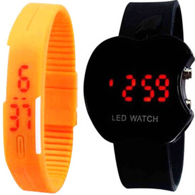 

Crysta Fashion Apple LED Digital kids watch with LED Digital band watch CF-22 Kids Watch CF-22 Watch - For Boys & Girls