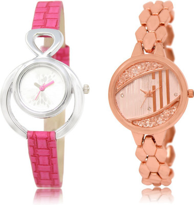 

The Shopoholic New Collection Silver And Rose Gold Dial Analog Watch For Girls Watchs For Girls Watch - For Women