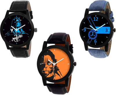 TRUE KART ALK8034-Mens Exclusive (Casual+PartyWear+Formal) Designer Combo Watch - For Men