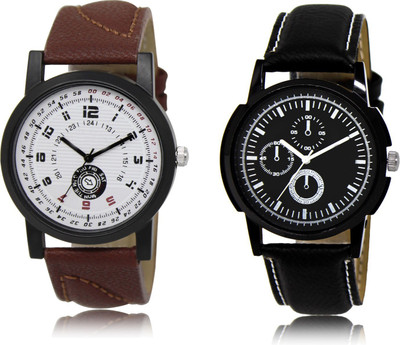 

The Shopoholic New Stylist Latest White And Black Dial Analog Watch For Boys Watches For Man Stylish Watch - For Men