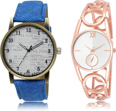 

The Shopoholic Best Combo Pack White And Silver Dial Analog Watch For Boys And Girls Watches For Men Analog Watch - For Men & Women