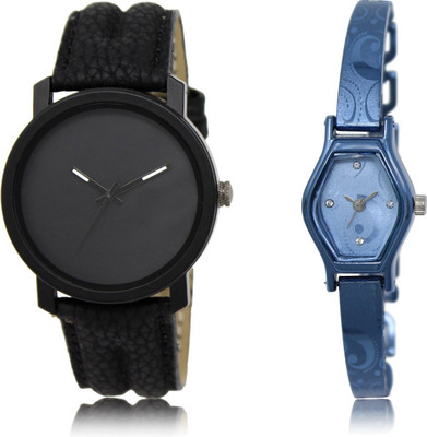 

The Shopoholic Fashionable Fancy CollectionÃÂ Black And Blue Dial Analog Watch For Boys And Girls Formal Men Watch Watch - For Men & Women