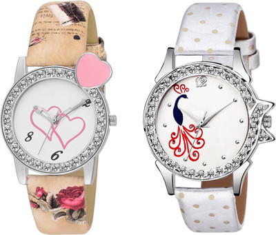 

Spike New attractive Fashion Lifestyle Queen Analog Watch Sett Of Two For Girls and Women 138 Watch - For Women