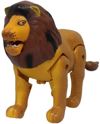 

PTCMart Lion Figure Shape Animal Plastick(Brown)