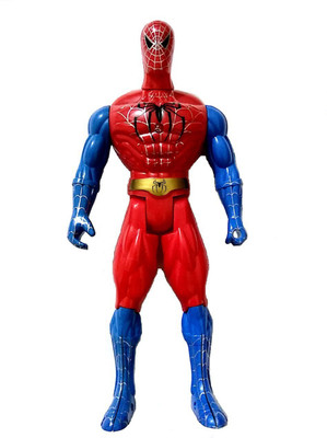 

Reyansh Collection Spiderman Action Figure Figurine with Led Light- Blue-Red(Multicolor)
