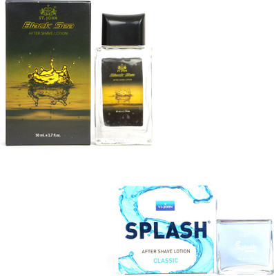

ST JHON BLACK SEA & VIJHON SPLASH AFTER SHAVE LOTION (PACK OF 2, 50 ML) 100 ML(100 ml)