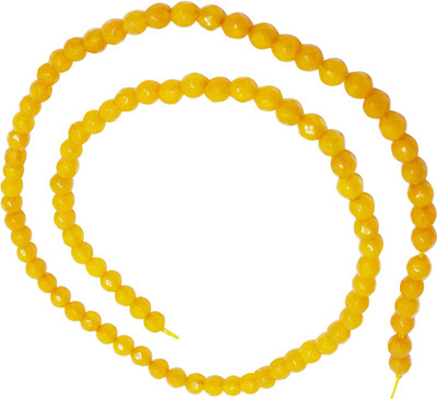 

Scorpion 4mm Yellow Dyed Quartz Faceted Beads Round Shaped Sold per 15 inch Approx. Strand
