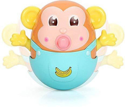 

Smartcraft Tumbler Monkey, Infant Rattle Teething Baby Toys, Teethers Toys Tumbler for Newborn Babies(Monkey) Rattle(Multicolor)