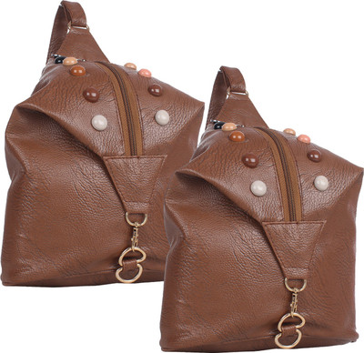 

Fillincart ETC-1012-1-PACK2 10 L Backpack(Brown)