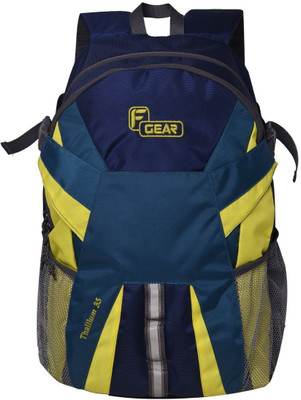 

F Gear Britain 27.0 L Laptop Backpack(Blue, Black), Blue;yellow