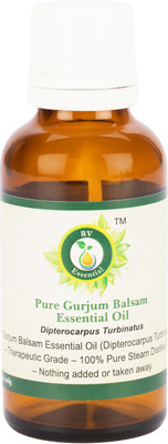 

R V Essential Pure Gurjum Balsam Essential Oil 30ml- Dipterocarpus Turbinatus (100% Pure and Natural Steam Distilled)(30 ml)