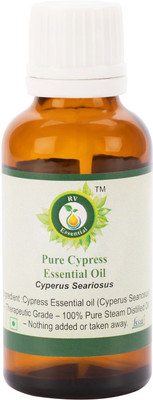 

R V Essential Pure Cypress Essential Oil 30ml- Cyperus Seariosus (100% Pure and Natural Steam Distilled)(30 ml)