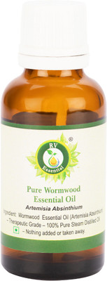 

R V Essential Pure Wormwood Essential Oil 10ml- Artemisia Absinthium (100% Pure and Natural Steam Distilled)(10 ml)