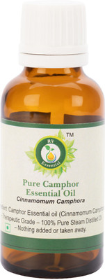 

R V Essential Pure Camphor Essential Oil 50ml- Cinnamomum Camphora (100% Pure and Natural Steam Distilled)(50 ml)