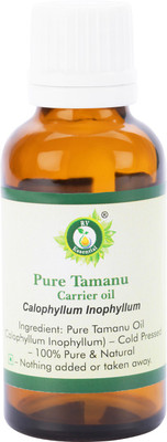 

R V Essential Pure Tamanu Carrier Oil 10ml- Calophyllum Inophyllum (100% Pure and Natural Cold Pressed)(10 ml)