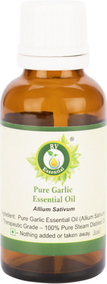 

R V Essential Pure Garlic Essential Oil 50ml- Allium Sativum (100% Pure and Natural Steam Distilled)(50 ml)