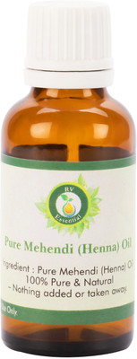 

R V Essential Pure Mehendi (Henna) Oil 15ml- (100% Pure and Natural)(15 ml)