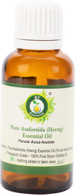 

R V Essential Pure Asafoetida (Heeng) Essential Oil 10ml- Ferula Assa-foetida (100% Pure and Natural Steam Distilled)(10 ml)