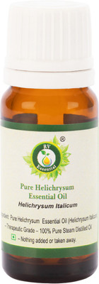 

R V Essential Pure Helichrysum Essential Oil 10ml- Helichrysum Italicum (100% Pure and Natural Steam Distilled)(10 ml)