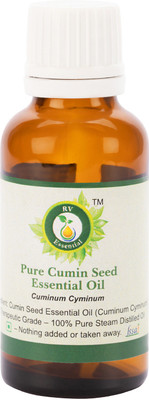 

R V Essential Pure Cumin Seed Essential Oil 15ml- Cuminum Cyminum (100% Pure and Natural Steam Distilled)(15 ml)