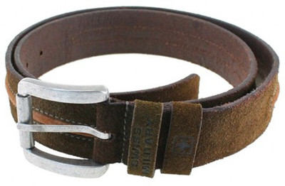 

Swiss Military Men Brown Genuine Leather Belt, Two tone effect