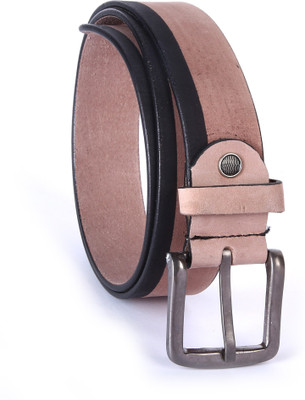 

Hawai Men Casual Brown Genuine Leather Belt