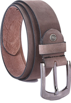

Hawai Men Casual Brown Genuine Leather Belt