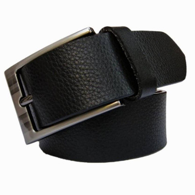 

deniyal enterprises Men & Women Black Genuine Leather Belt