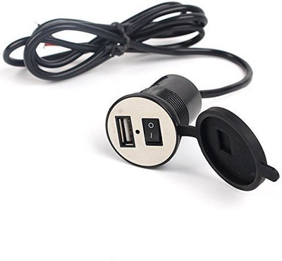 

romic Genric-M10038 USB Charger for Motorcycle & CAR UNIVERSAL Bike Mobile Charger( )