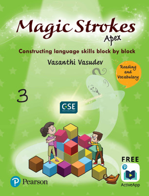 Magic Strokes (Apex): English Reading & Vocabulary for CBSE, ICSE Class 3: aligned to Global Scale of English(GSE) by Pearson(English, Paperback, Vasanthi Vasudev)