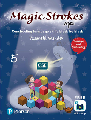 Magic Strokes (Apex): English Reading & Vocabulary for CBSE, ICSE Class 5: aligned to Global Scale of English(GSE) by Pearson(English, Paperback, Vasanthi Vasudev)