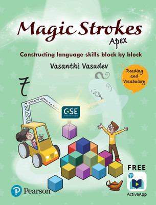 Magic Strokes (Apex): English Reading & Vocabulary for CBSE, ICSE Class 7: aligned to Global Scale of English(GSE) by Pearson(English, Paperback, Vasanthi Vasudev)
