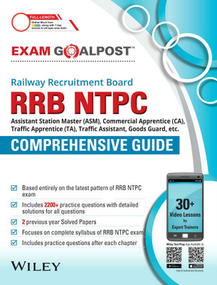 Wiley'S Rrb Ntpc Exam Goalpost Comprehensive Guide(English, Paperback, unknown)