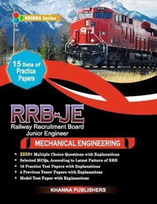 RRB-JE (RAILWAY RECRUITMENT BOARD JUNIOR ENGINEER) in Mechanical Engineering(English, Paperback, Khanna Editorial Team)