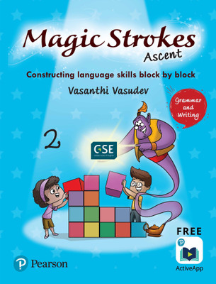 Magic Strokes (Ascent): English Grammar & Writing for CBSE, ICSE Class 2: aligned to Global Scale of English(GSE) by Pearson(English, Paperback, Vasanthi Vasudev)