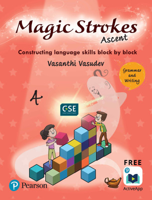 Magic Strokes (Ascent): English Grammar & Writing for CBSE, ICSE Class 4: aligned to Global Scale of English(GSE) by Pearson(English, Paperback, Vasanthi Vasudev)