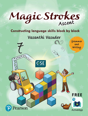 Magic Strokes (Ascent): English Grammar & Writing for CBSE, ICSE Class 7: aligned to Global Scale of English(GSE) by Pearson(English, Paperback, Vasanthi Vasudev)