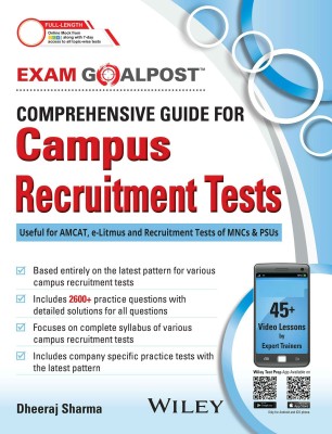 Wiley'S Comprehensive Guide for Campus Recruitment Tests Exam Goalpost(English, Paperback, unknown)