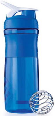 

Xerobic Loop Top Protein Shaker Bottle Cup, Spring Shaker Ball Included 760 Shaker(Pack of 1, Clear), Blue