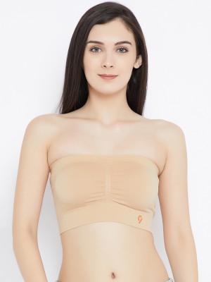 C9 Women Bandeau/Tube Non Padded Bra(Beige)