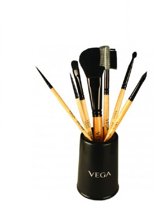 

VEGA Set of 7 unique and essential makeup brushes with Holder(Pack of 7)